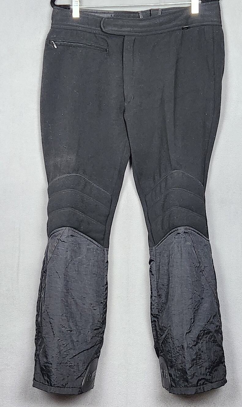 VINTAGE ROFFE JET Pants Mens 36L Black Snowboard Ski Outdoor Measure 34X28" USA